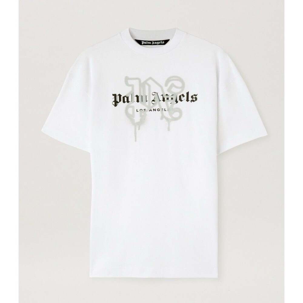 NWT Palm Angels LA Los Angeles Monogram  Spray Tee Tshirt M Medium Retail: $295